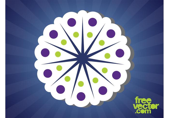 Abstract Sticker With Circles Abstract Sticker With Circles