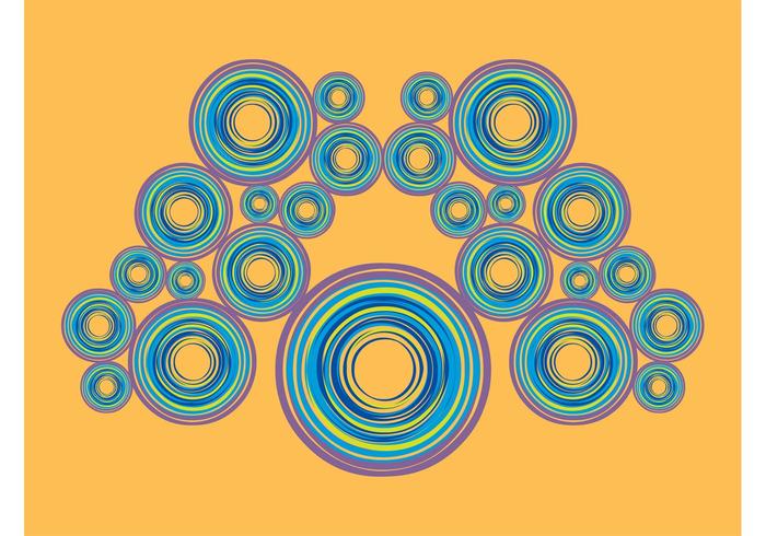 Colorful Circles Layout Colorful Circles Layout