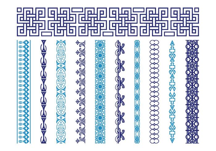 Retro Borders Set Retro Borders Set