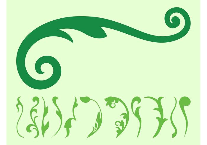 Floral Scrolls Vector Graphic Floral Scrolls Vector Graphic