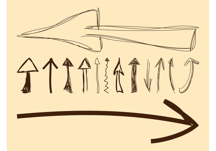 Hand Drawn Arrows Graphics Hand Drawn Arrows Graphics
