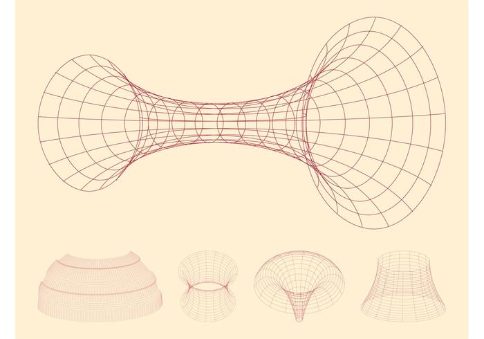 3D Wireframe Shapes 3D Wireframe Shapes