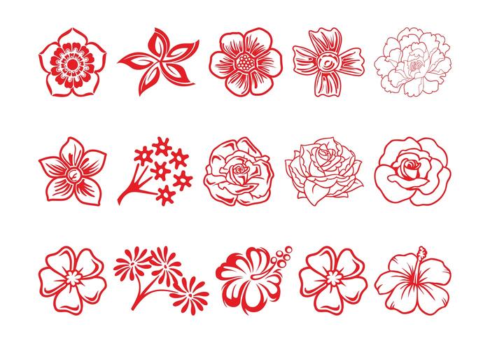 Flower Blossom Set Flower Blossom Set