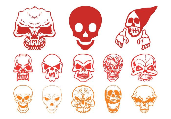 Skull Horror Set Skull Horror Set