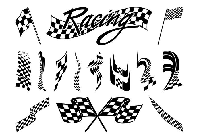 Download Racing Flags Graphics Set - Download Free Vector Art ...