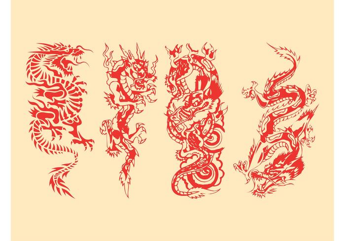 Dragons Vector Graphics Pack Dragons Vector Graphics Pack