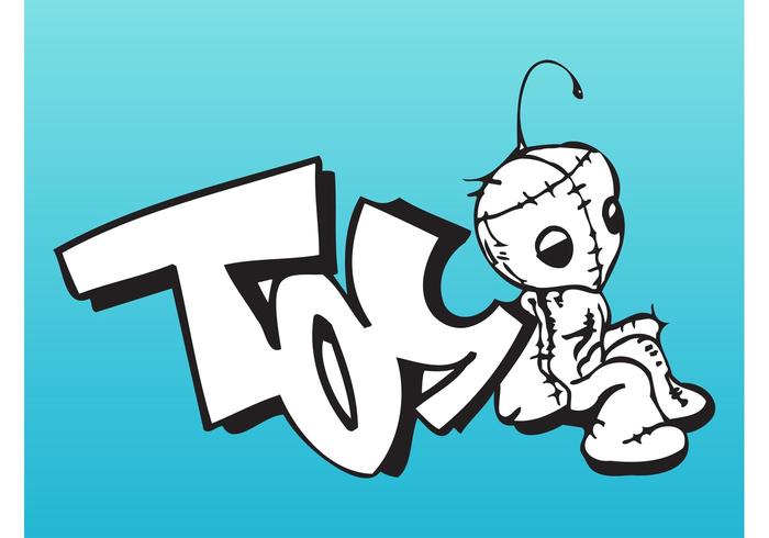 Toy Graffiti Piece Toy Graffiti Piece