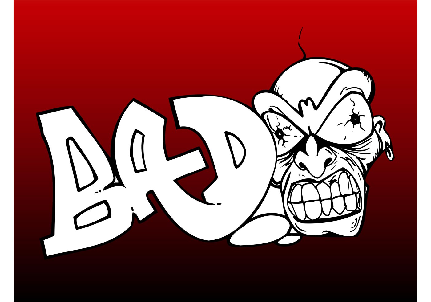 Download Bad Person Graffiti - Download Free Vector Art, Stock Graphics & Images