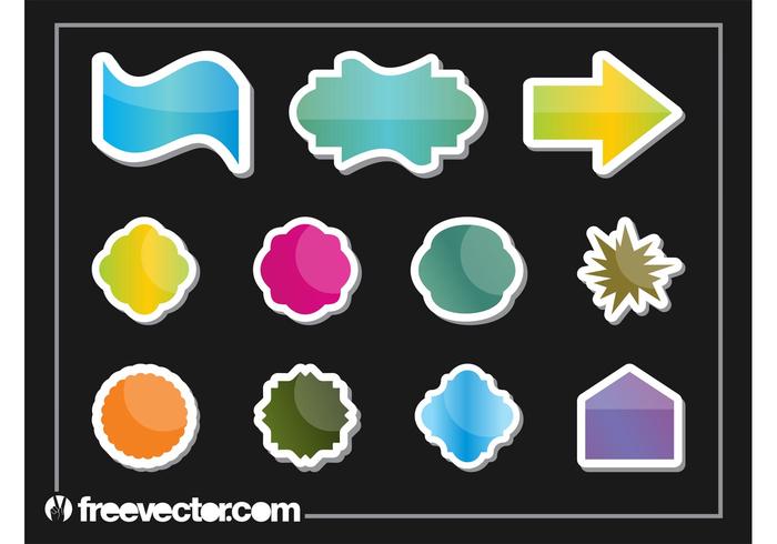 Shiny Sticker Set Shiny Sticker Set