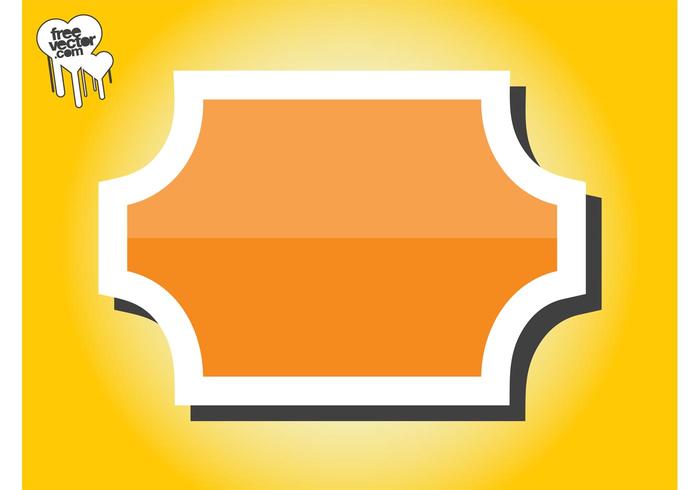 Orange Sticker Layout Orange Sticker Layout