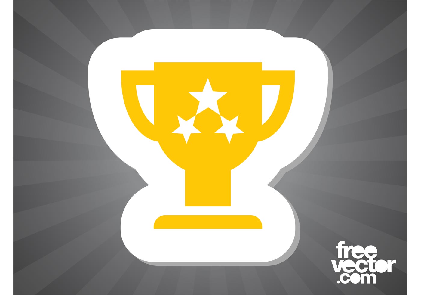 Trophy Sticker  Download Free Vector Art Stock Graphics 