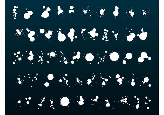 Paint Splashes Set Paint Splashes Set