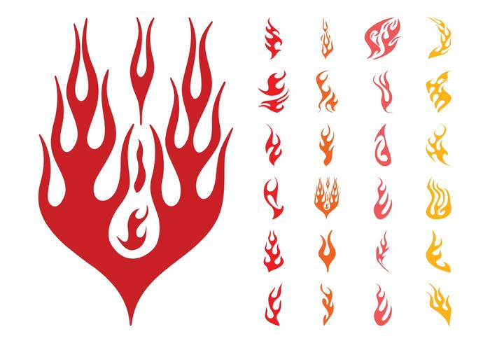 Flames Silhouettes Flames Silhouettes