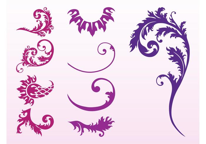 Swirling Plant Set Swirling Plant Set