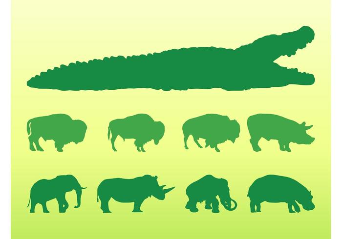 Wild Animal Silhouettes Wild Animal Silhouettes