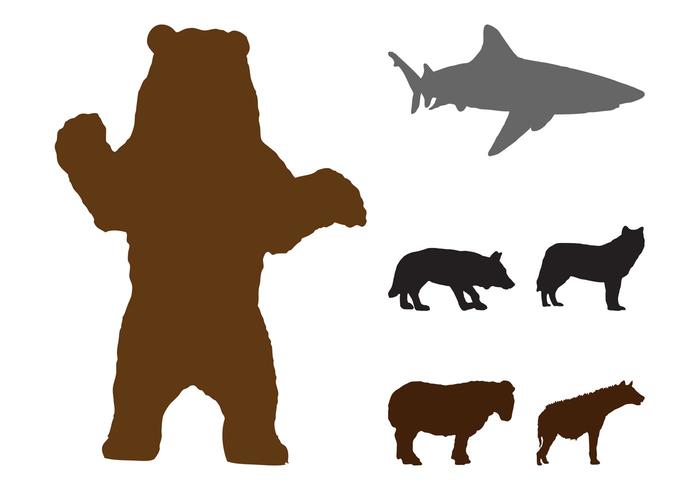 Wild Animals Silhouettes Graphics Wild Animals Silhouettes Graphics