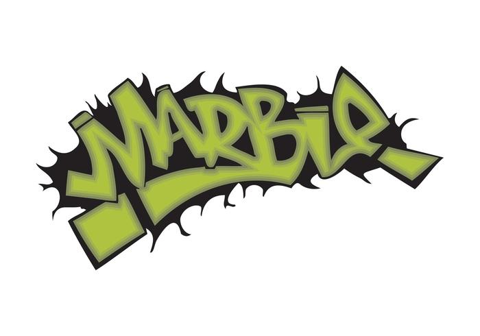 Marble Graffiti Piece Marble Graffiti Piece