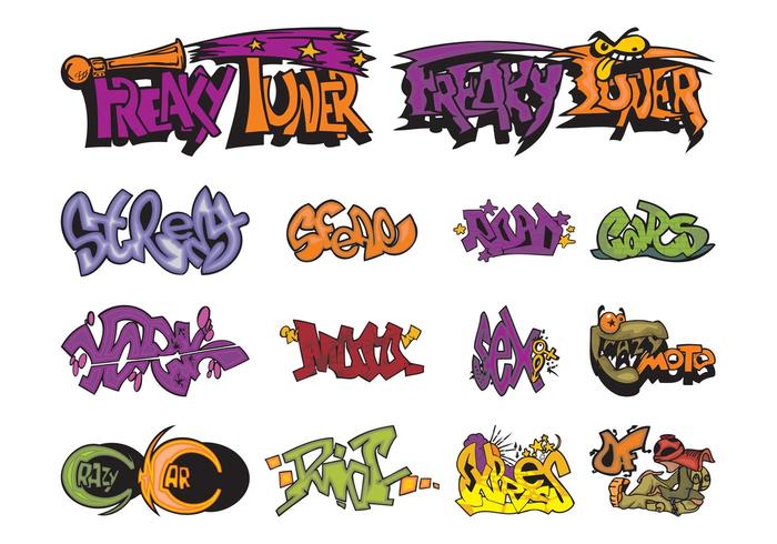 Colorful Graffiti Pieces Colorful Graffiti Pieces