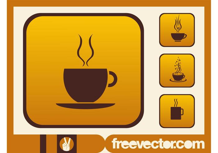 Coffee Cups Icons Coffee Cups Icons