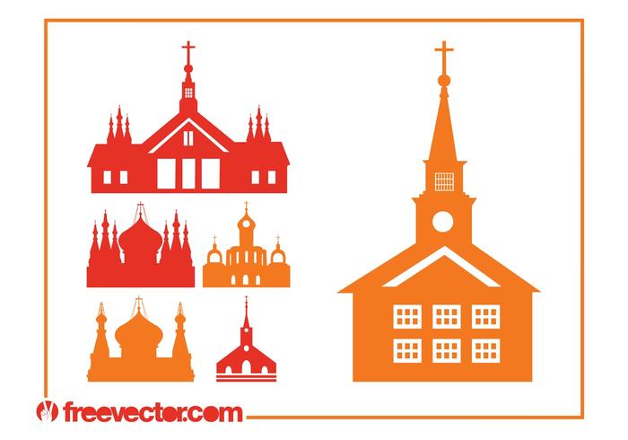 Churches Silhouettes Churches Silhouettes
