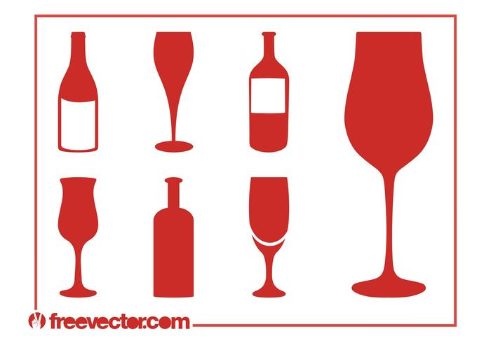 Wine Silhouettes Set Wine Silhouettes Set