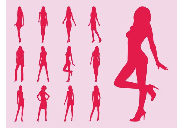 Model Girls Silhouettes Model Girls Silhouettes