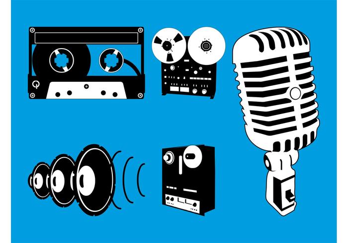 Audio Equipment Graphics vector