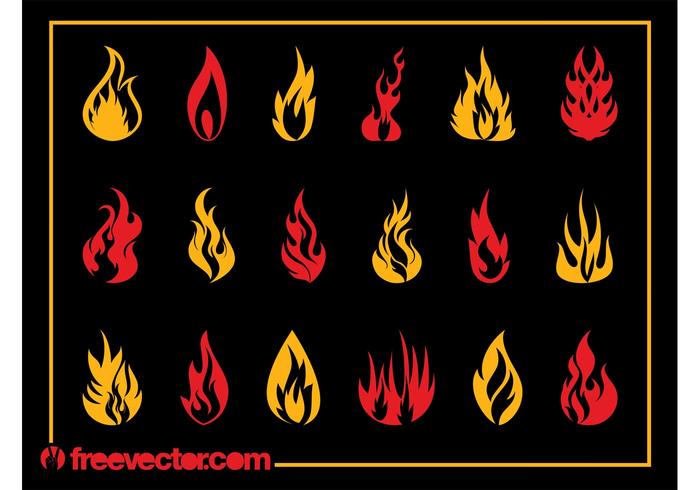 Burning Flames Set Burning Flames Set