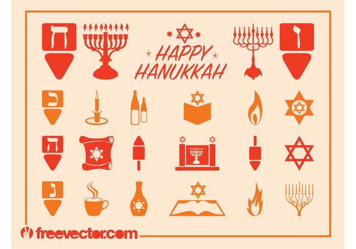 Hanukkah Graphics Set