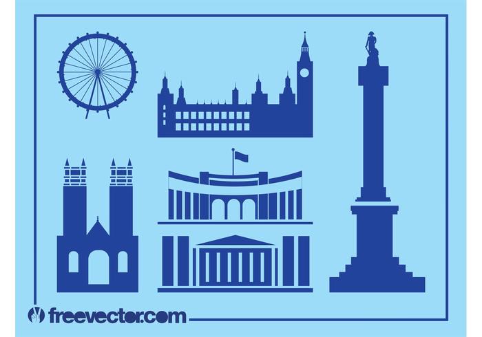 London Landmarks Silhouettes London Landmarks Silhouettes