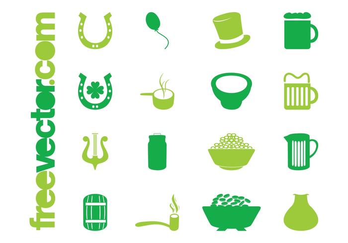 Saint Patrick’s Day Icons Set Saint Patrick’s Day Icons Set