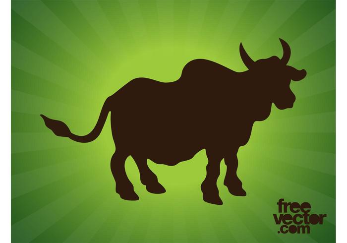 Bull Silhouette Bull Silhouette