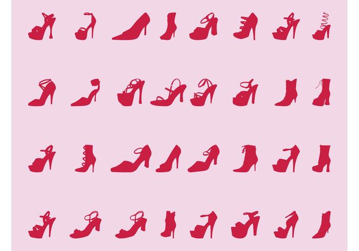 High Heel Shoes - Download Free Vector Art, Stock Graphics & Images