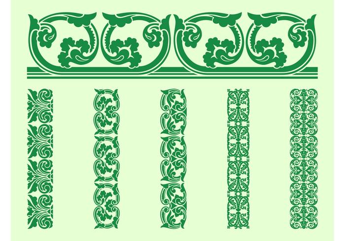 Floral Borders Set Floral Borders Set