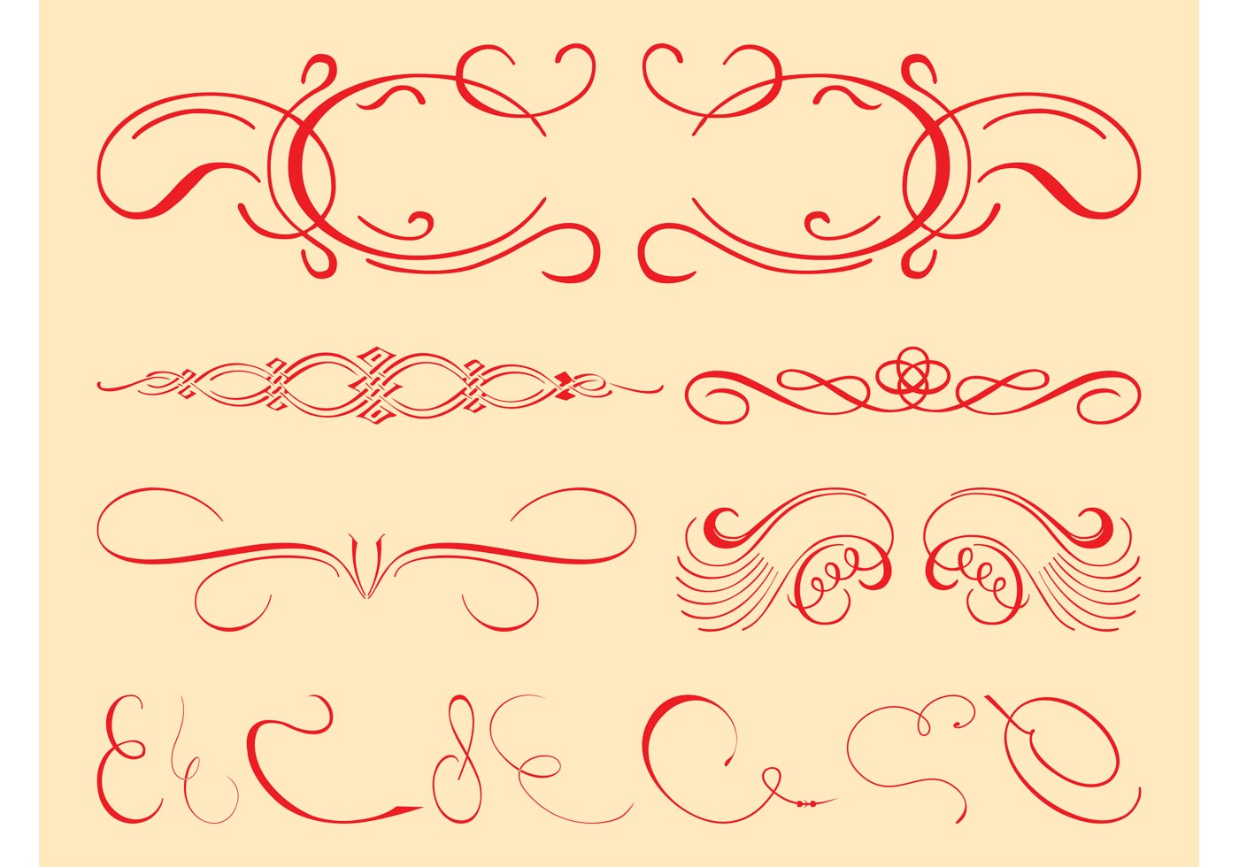 Vintage Decorative Swirls Set - Download Free Vector Art ...
Vintage Swirl Patterns
