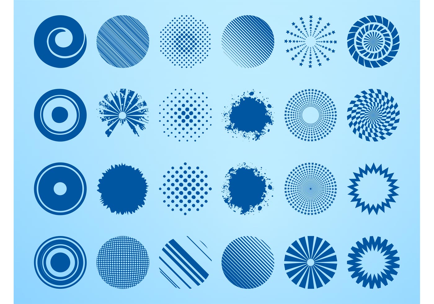 Download Abstract Circle Set - Download Free Vector Art, Stock ...