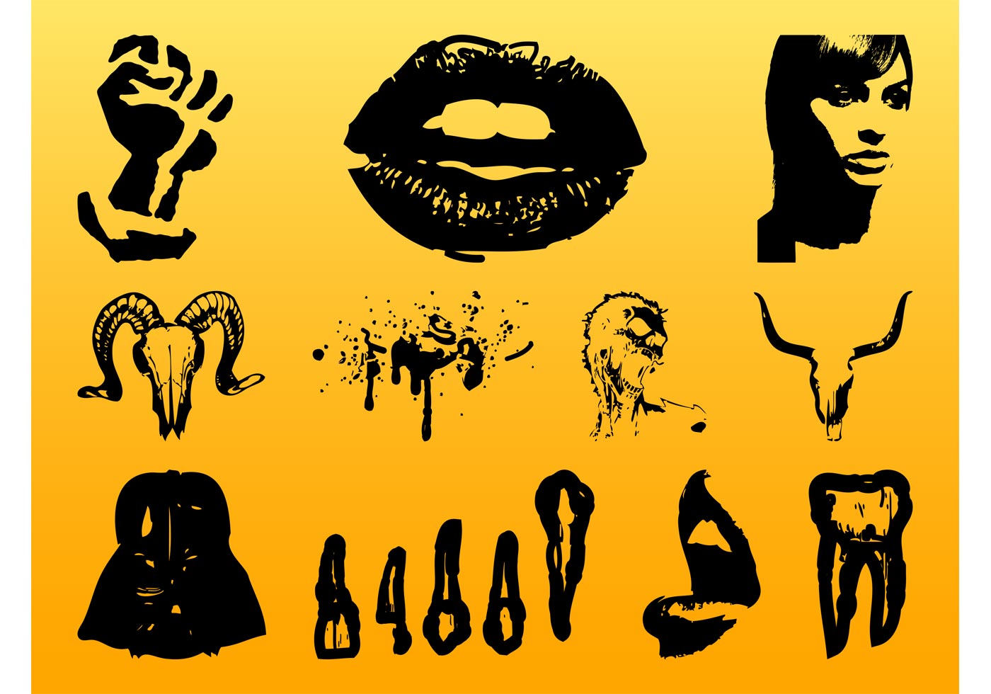 Vector Clipart Set - Download Free Vector Art, Stock Graphics & Images