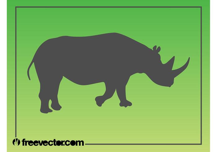 Rhinoceros Silhouette Rhinoceros Silhouette