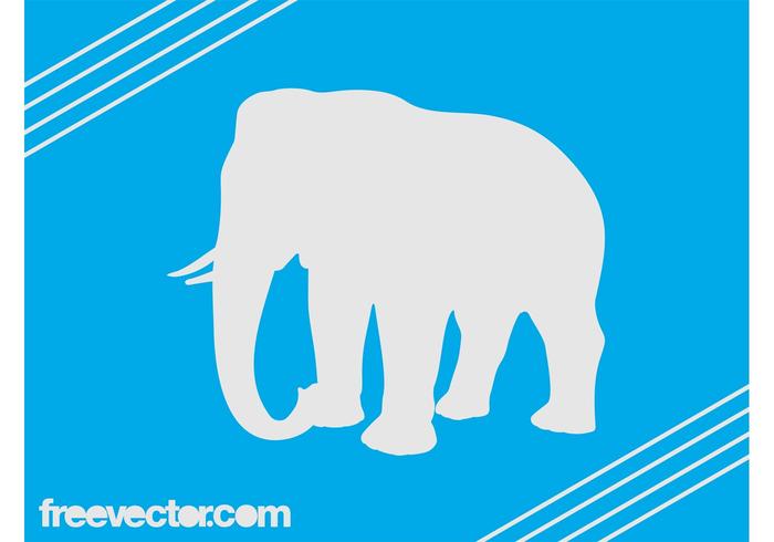 Vector Elephant Silhouette Vector Elephant Silhouette