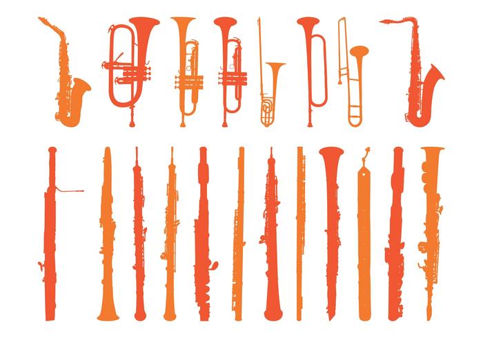 Wind Instruments Set Wind Instruments Set
