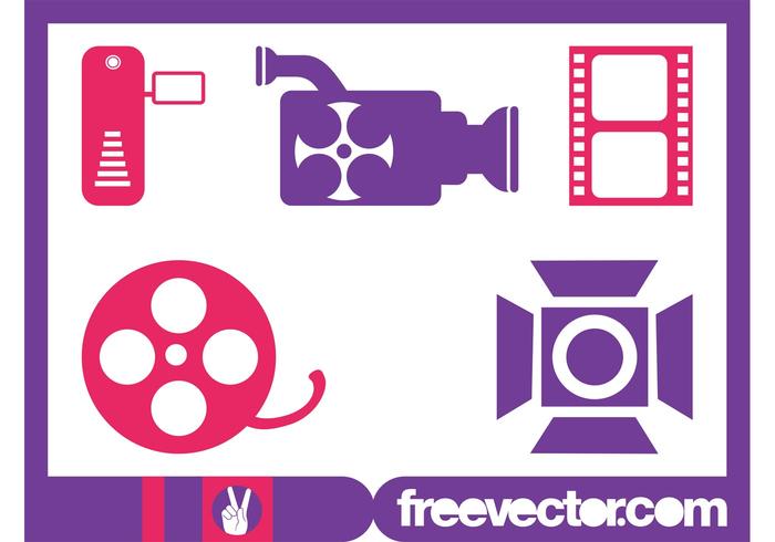 Cinema And Video Icons Cinema And Video Icons