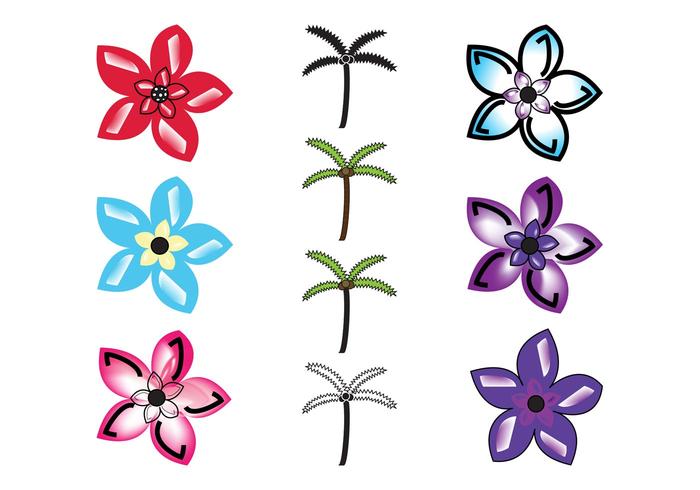 Exotic Plants Graphics Set Exotic Plants Graphics Set