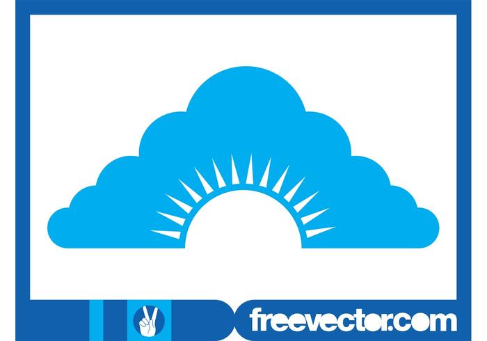 Cloud And Sun Icon Cloud And Sun Icon