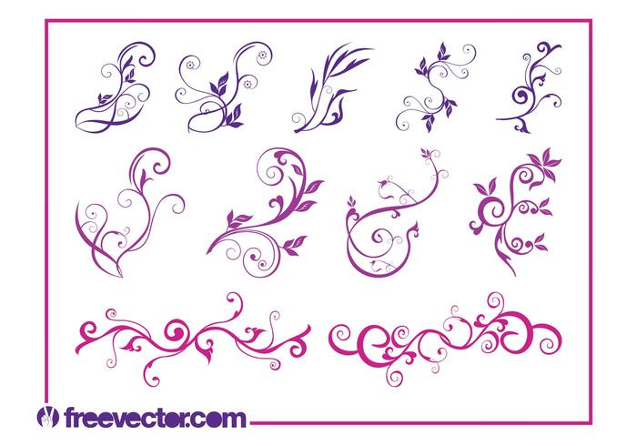 Beautiful Flower Swirls Beautiful Flower Swirls