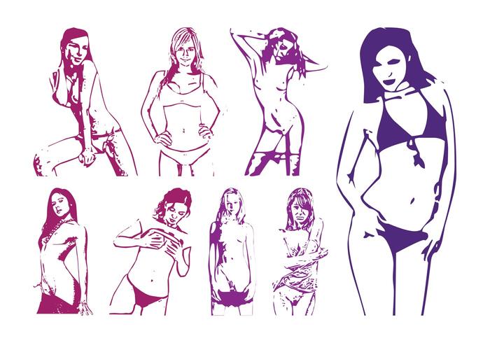 Sexy Women Graphics Set Sexy Women Graphics Set