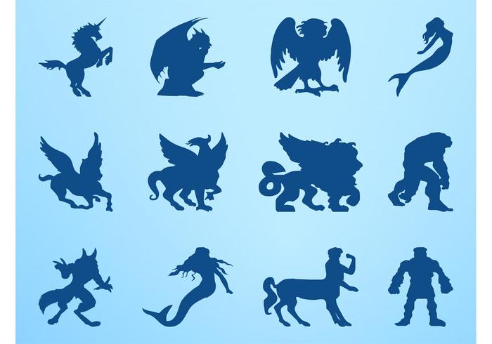 Mythological Creatures Graphics Set Mythological Creatures Graphics Set