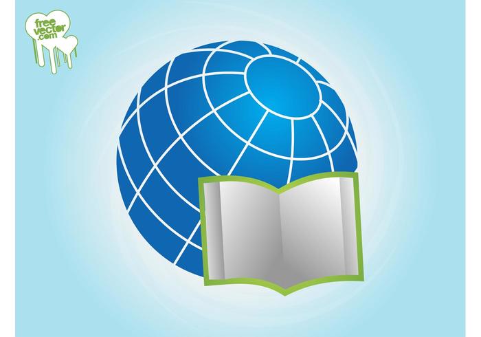 Open Book And Globe Open Book And Globe