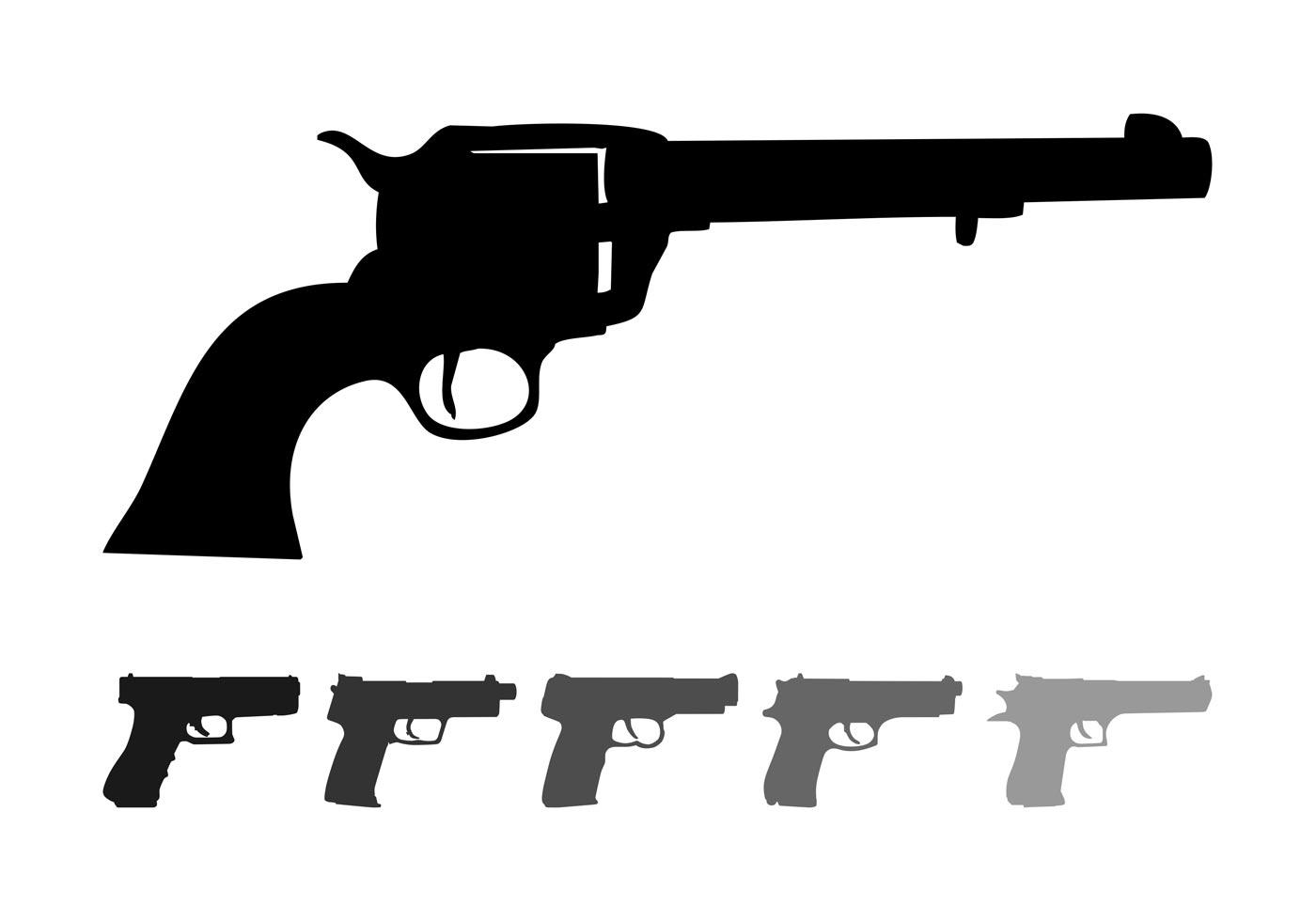 Handgun Silhouettes Download Free Vector Art, Stock Graphics & Images