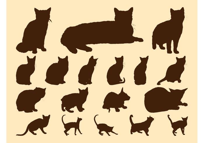 Cats Silhouettes Graphics Cats Silhouettes Graphics