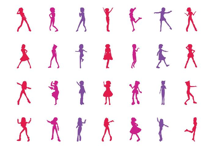 Girls Silhouettes Graphics Girls Silhouettes Graphics